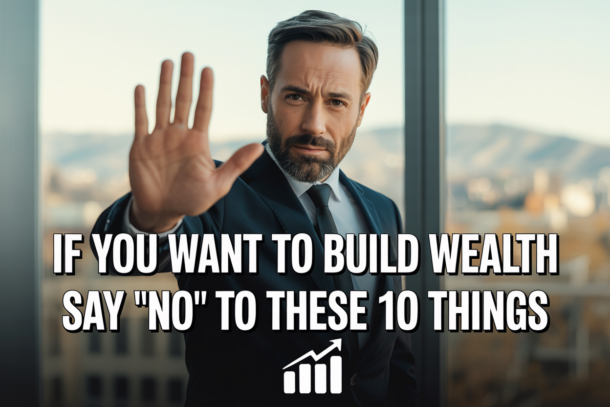 People Who Build Wealth Say ‘No’ To These 10 Things