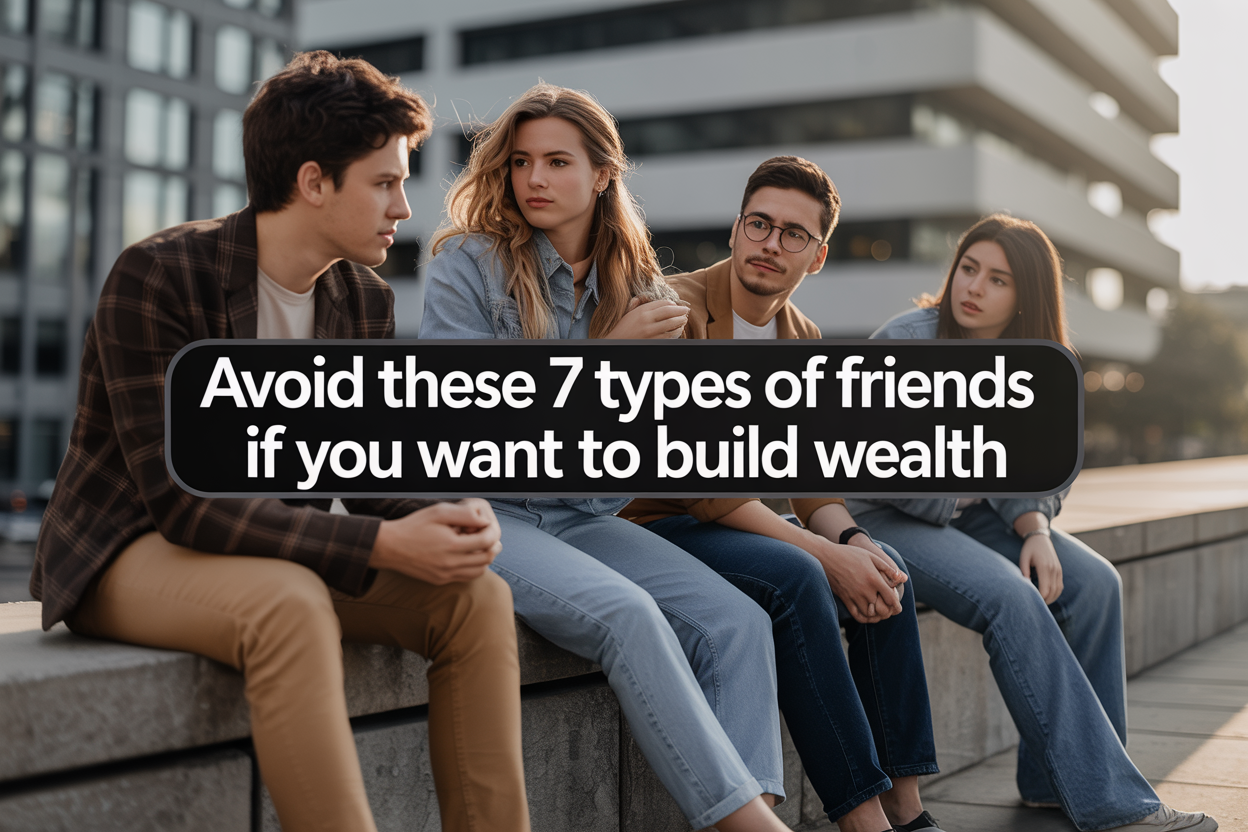 People Who Successfully Build Wealth Avoid These 7 Types of Friends