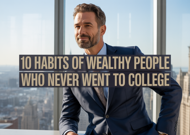 10 Habits of Wealthy People Who Never Went to College