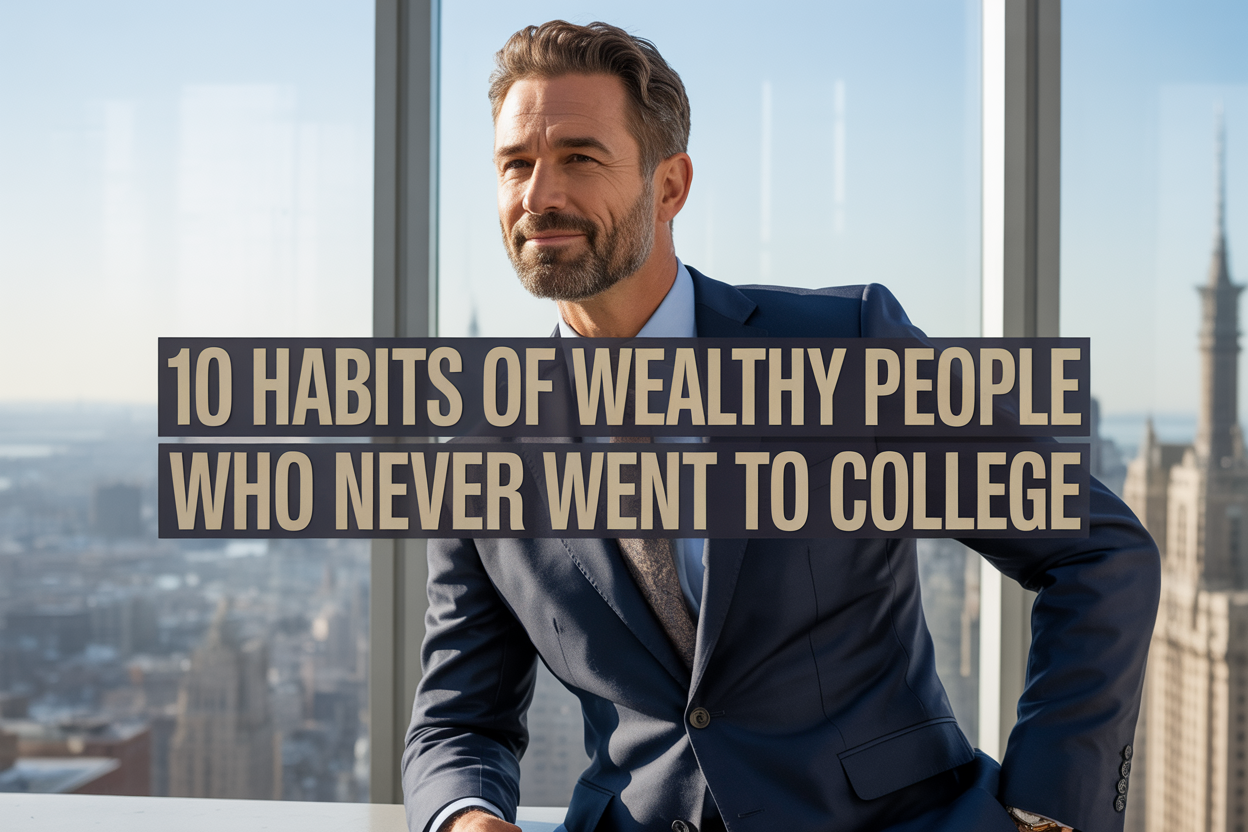10 Habits of Wealthy People Who Never Went to College